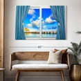 thumbnail image 3 of Elephant Stock Paradise Through The Window Wall Art - Architecture Canvas Canvas - 51" x 34", 3 of 8