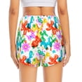 thumbnail image 2 of Lsque Balloon Vintage Printed Women's Running Shorts with Liner Pockets,Elastic Quick Dry Workout Athletic Gym Yoga Shorts,Womens High Waist Shorts-, 2 of 9
