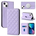 thumbnail image 1 of Funda antirrobo con cierre magnético para iPhone 13 Mini, compatible con carga magnética, piel sintética y TPU, diseño tipo cartera, ranuras para tarjetas, 1 of 5