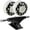 Crossbone, variant on Cal 7 Skateboard Combo, 5.25" Black Trucks, 52mm 99A Wheels, Bearings & Hardware Set (Crossbone Wheels)