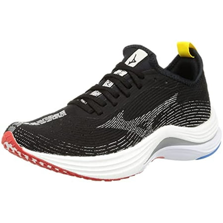 [Mizuno] Running Shoes Wave Aero 20 +R Jogging Marathon Sports Training Lightweight Women's Black x White x Multi 24.0 cm 2E