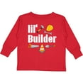 thumbnail image 3 of Inktastic Lil Builder- Future Construction Worker Boys or Girls Long Sleeve Toddler T-Shirt, 3 of 5