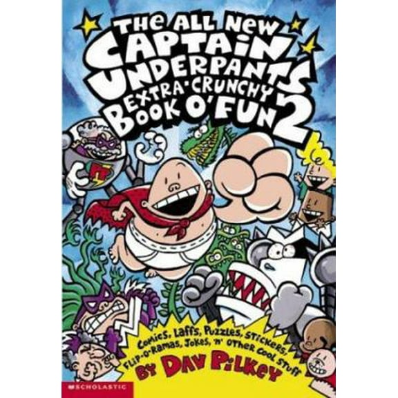 Pre-Owned The All New Captain Underpants Extra-Crunchy Book O' Fun 2 (Paperback) 0439376084 9780439376082