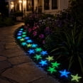 thumbnail image 6 of 50 PCS Glow in The Dark Rocks - Color Luminous Stones Starfish-Shaped Sea Aquarium Glow Stones Fish Tank Rocks Outdoor Decor Garden Yard Walkway Pathway, 6 of 6
