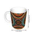 thumbnail image 2 of Disketp African Tribal Style Large Coffee Mug with Handle Tea Cup Novelty Coffee Cup for Men Women Office Work, 2 of 6