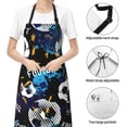 thumbnail image 4 of Kdxio Football Apron with Pockets Adjustable Kitchen Aprons for Men Women Waterproof Aprons for Cooking,Drawing,Crafting, Baking Household Cleaning, 4 of 8