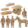 thumbnail image 2 of 3Pack Mini Terracotta Warriors PVC Adornment Children Gift Home Decor, 2 of 9