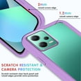 thumbnail image 4 of Compatible with Redmi Note 12 5G Case for Women Men, Shockproof Xiaomi Redmi Note 12 5G Protective Case Clear Phone Case Support Wireless Charging Cases (Purple), 4 of 7