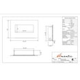 thumbnail image 3 of Smart 25" unit - 11 3/4" in depth 3 sided glass fireplace, 3 of 3