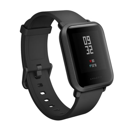 Amazfit Bip Smartwatch by Huami (A1608 Black) (Best Apple Smartwatch Clone)