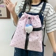 thumbnail image 6 of Itabag Backpacks Lovely Pin Display Drawstring Backpacks with Inserts Itabag Backpacks Daypack Travel Bag for Women Men, 6 of 20