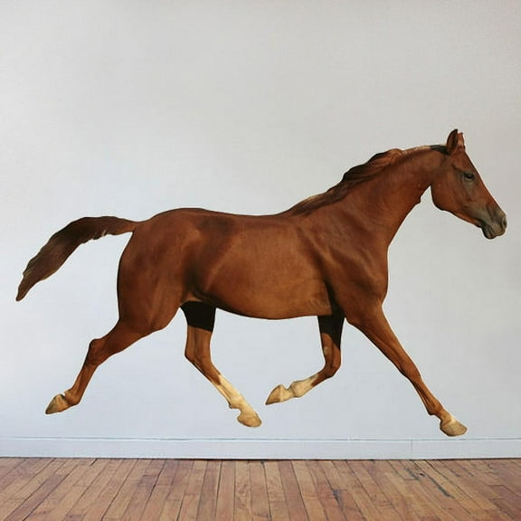 Wallhogs Trotting Horse Cutout Wall Decal