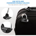 thumbnail image 2 of 4 Digit Safety Combination Padlock School Lock 2pcs, 2 of 9