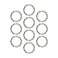 thumbnail image 1 of GUOOL 10 Pcs Pince à Mousqueton Ronde Tendance pour Sac Fourre-Tout Argent, 1 of 9