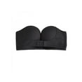 thumbnail image 2 of Women Sexy Strapless Gather Bra,Front Closure Push Up Invisible Lingerie, 2 of 5