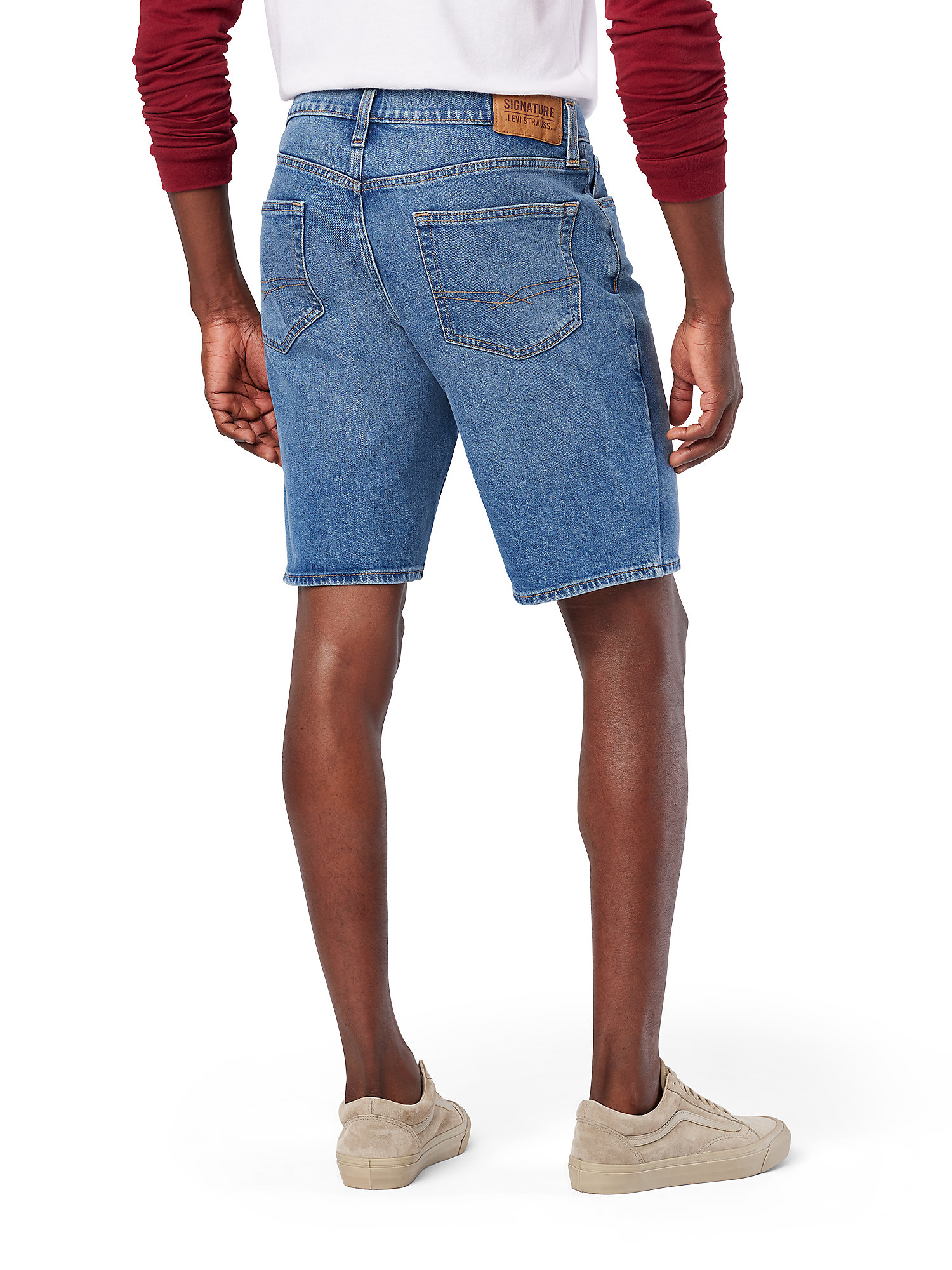 Levi Strauss Signature Men's and Big and Tall Classic Denim Shorts