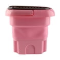 thumbnail image 3 of Mini lavadora plegable de 8 litros, pequeña lavadora y secadora portátil, combinadas para apartamentos, dormitorios, camping, enchufe estadounidense de 110 a 220 V, color rosa, 3 of 5