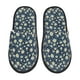 thumbnail image 1 of Fotbe Daisy Floral B Pantuflas Peludas para Mujer con Estampado, Zapatillas de Peluche, Zapatos de Invierno para Casa, Uso Interior y Exterior-Large, 1 of 8