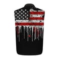 thumbnail image 6 of Purcolt Mens Button Down Tank Tops Dressy Casual Print Lapel Collar Sleeveless Vest Vintage Western Cowboy Loose Fit Shirts with Pocket, 6 of 6
