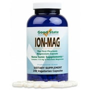 Good State ION-MAG - Ionic Magnesium Capsules - (115 mg each serving) (240 veggie capsules)