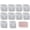 10x10cm, variant on 50 Pcs/Set Clear Stamp and Die Storage Bag Plastic Envelopes Scrapbooking Storage Die Cuts Pockets for Card Making