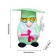 thumbnail image 3 of Gnomos de Graduación Gnomo Tomte Sueco para Decoración de Graduación Figurita Verde Clase de Fiesta Mesa Hogar, 3 of 4