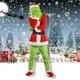 thumbnail image 2 of Disfraz de Navidad Robar Monstruo de piel verde Ropa de Grinch Máscara de monstruo de piel verde El Grinch verde, 2 of 4