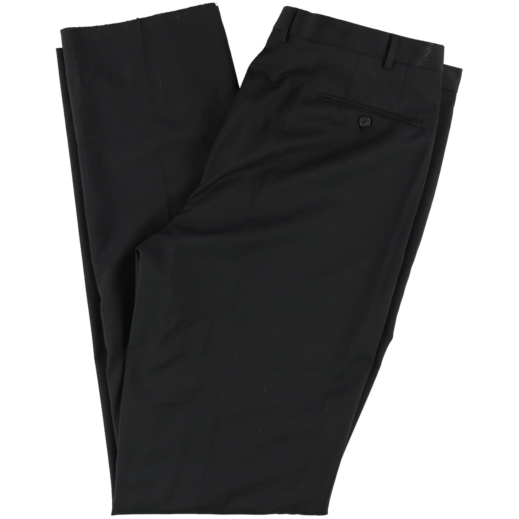 【oan】Basic Black Pants Alfani Mens Basic Dress Pants Slacks, Black, 38W x 40L