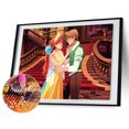 thumbnail image 1 of Cuadros Decorativos Disney Princess y Prince 5D DIY Diamond Painting Kits Full Round Drill Crafts Tmvgtek embutido en tela, 1 of 8