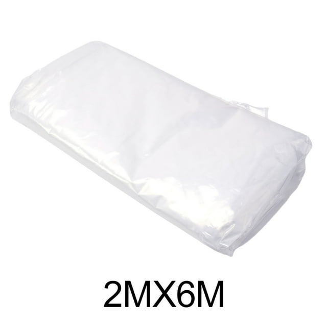 Clear Polythene Plastic Sheeting Garden DIY Material Cover For Greenhouse Roof