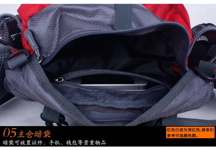 Running Bags for Men Women Outdoor Fanny Pack Waterproof Hiking Camping Biking Waterproof Waist Pack with 2 Water Bottle Holder