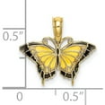 thumbnail image 3 of 10K Small Enameled Yellow Butterfly Charm Gold Material Primary Inspired Trendy Radiant An unforgettable keepsake to treasure forever, 3 of 4