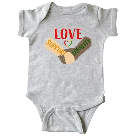 

Inktastic Love Support Equality Gift Baby Boy or Baby Girl Bodysuit