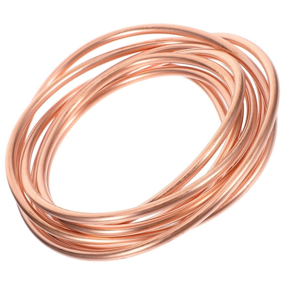 Clispeed Air Conditioning Copper Tube Golden Coiled Refrigeration for Air Conditioner Systems 1Pcs