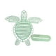 thumbnail image 2 of Joyero con forma de tortuga, soporte para guardar accesorios, elegante expositor para Verde, 2 of 9