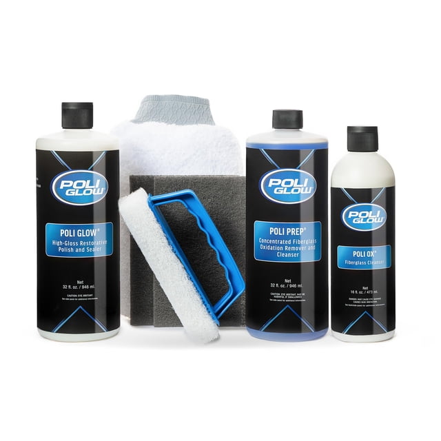 Kit de restauración Deluxe 6 en 1 Poli Glow para barcos y vehículos recreativos