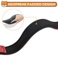 thumbnail image 4 of Reflective Dog Collar, Adjustable Soft Neoprene Padded Nylon Pet Collars with Buckle for Small Dogs, Navy Blue,S, 4 of 6