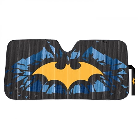 Warner Brothers Batman Shattered Accordion Automotive Sunshade