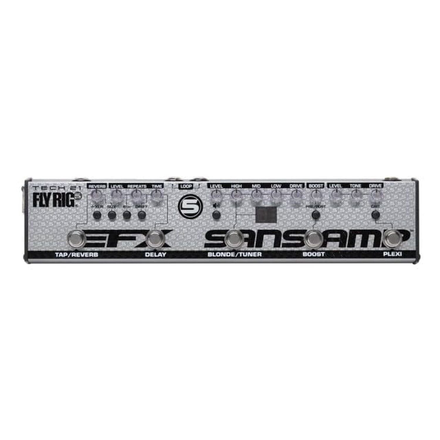 Tech 21 FL5-V2 Fly Rig 5 V2 Multi-Effects Pedal XLR Output Bundle w/ 2x Struk...