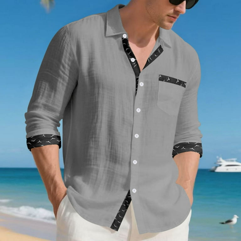 sachin and babi light blue dress Men's Untucked Casual Shirts main image 1