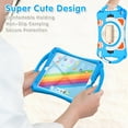 thumbnail image 6 of Dteck Shoulder Strap Case for Apple iPad 8th Generation 10.2" (2020),360° Rotating Hand Strap Kids Friendly Shockproof Cute Rubber Kickstand iPad 7th Gen 10.2" 2019 Protector Cover,Lightblue, 6 of 6