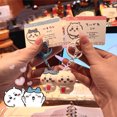 thumbnail image 2 of Chiikawa Magnetic Keychain Cute Cartoon Hachiware Chiikawa Doll Pendant Keychains Couple Friends Creative Magnetic Keychain Gift, 2 of 5