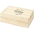 thumbnail image 2 of Koyal Wholesale Will You Marry Me? Engraved Wood Ring Box with Lid, Ring Bearer Box, Keepsake Ring Box, Rustic Proposal, 2 of 4