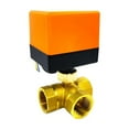 thumbnail image 3 of 3/4" Brass Electric Ball Valve Three-Wire Three-Way Air Conditioning Floor Heating Water Tower Switch Valve 220 24 12V ,Long-Time Use, 3 of 6