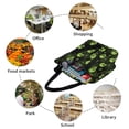 thumbnail image 6 of Pofeuu Skulls And Cobwebs Print Women Fashion Shoulder Handbags Top Handle Satchel Bags Tote Shoulder Shopping Bag Stylish Canvas Tote Bag, 6 of 6