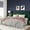 Green, variant on Allewie King Size Velvet Bed Frame/Vertical Channel Tufted Wingback Headboard/Upholstered Platform Bed/Strong Wooden Slats/No Box Spring Needed/Easy Assembly/White