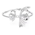 thumbnail image 4 of Swarovski Hyperbola Bangle Bow - White - Rhodium plated, 4 of 5