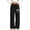 Black, variant on BXJX Girls Sweatpants Size 10-12, Warm Sports Elastic Waist Fleece‑Lined Fall Pants with Pockets