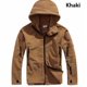 thumbnail image 1 of Chaqueta táctica de lana térmica de invierno militar de EE. UU. para hombre, abrigo con capucha para deportes al aire libre, chaqueta militar Softshell para senderismo, chaquetas militares para exteriores Tan Jianjun unisex, 1 of 2