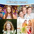 thumbnail image 4 of Tiara de princesa de cumpleaños, diseño de fuente único, accesorios de fiesta multicolores para cumpleaños de mujeres, 4 of 7